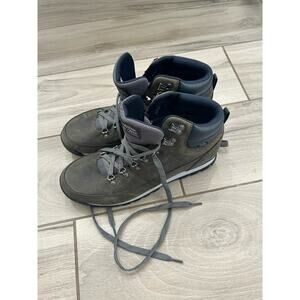 The North Face Back To Berkeley Boots Mens 13 Grey Leather Hiking Mid Outdoor CC